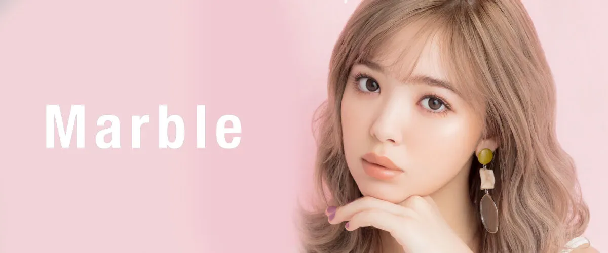MARBLE 일본 컬러렌즈 브랜드