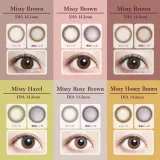 Naturali 내추럴리 원데이 UV고함수 미스티브라운14.5mm(1박스 10개들이) 썸네일 2