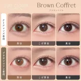 Eye Closet 아이클로젯 원데이 모이스트UV 14.0mm 브라운코프레(1박스 30개들이) 썸네일 2