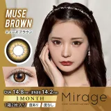 Mirage 미라주원먼스 1month 14.8mm 뮤즈브라운(1박스 2개들이) 썸네일 1