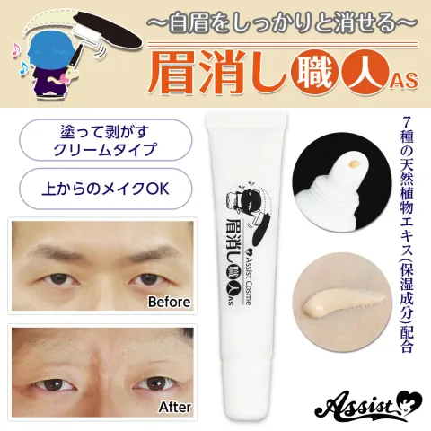 ASSISTWIG 눈썹지우기 장인AS 10g - ASSISTWIG 일본 컬러렌즈