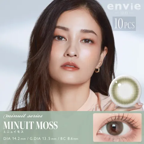 envie 엔비 원데이 미뉴이모스(1박스 10개들이) - ENVIE 일본 컬러렌즈