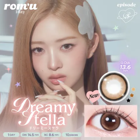 rom'u 로뮤 1day 드리미스텔라(1박스 10개들이) - ROMU 일본 컬러렌즈