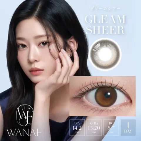 WANAF 와나프 원데이 그림시어(1박스 10개들이) 일본 컬러렌즈