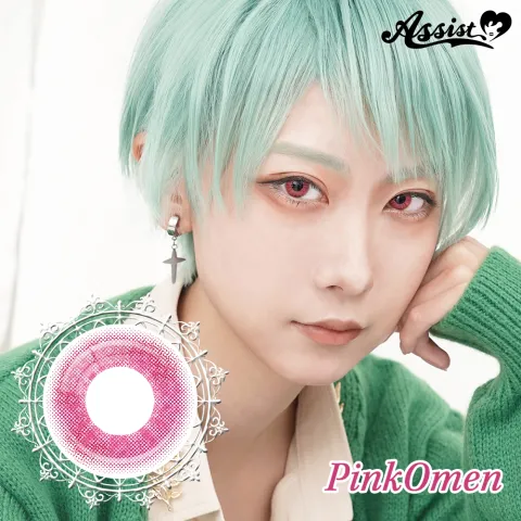 Assist ChouChou 어시스트슈슈 로레스원데이 06 핑크오멘(1박스 6개들이) - ASSIST CHOUCHOU 일본 컬러렌즈