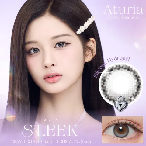 Aturia 어튜리아 1day 슬리크(1박스 10개들이) - ATURIA 일본 컬러렌즈