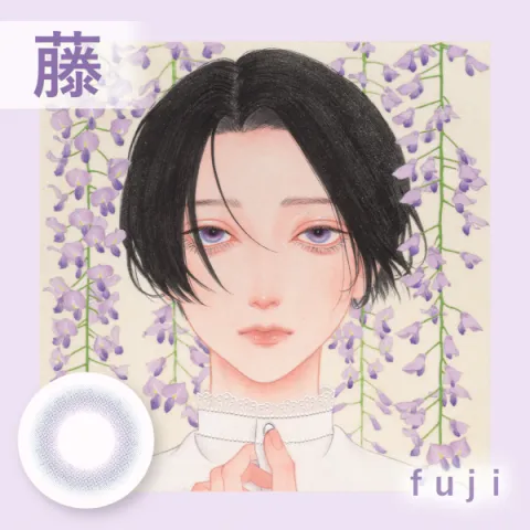 Bishonennga hanairo 먼슬리 후지(1박스 2개들이) 일본 컬러렌즈