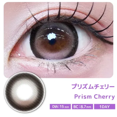 PRIMORE 프리모아 원데이 프리즘체리(1박스 10개들이) (PRIMORE) 핑크 컬러렌즈