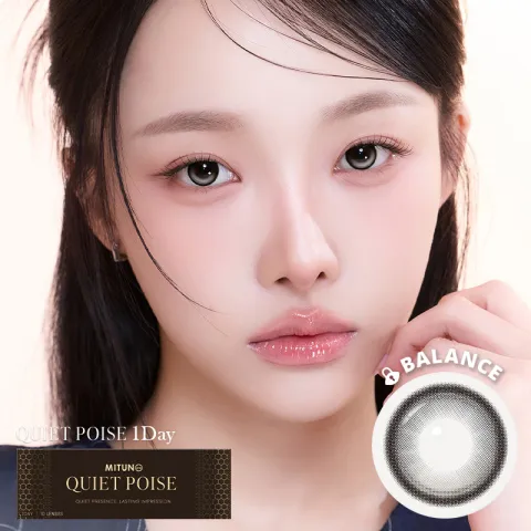 MITSUNOLENS QUIET POISE 콰이어트포이즈 원데이 애프터레인(1박스 10개들이) - MITSUNOLENS 일본 컬러렌즈