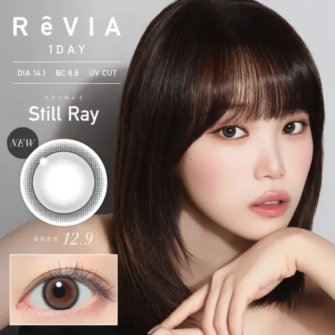 REVIA 레비아 원데이(컬러) 스틸레이(1박스 10개들이) - REVIA 일본 컬러렌즈