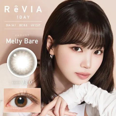 REVIA 레비아 원데이(컬러) 멜티베어(1박스 10개들이) - REVIA 일본 컬러렌즈