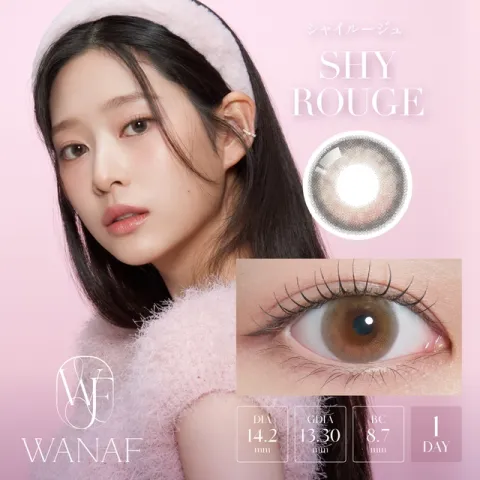 WANAF 와나프 원데이 샤이루즈(1박스 10개들이) 일본 컬러렌즈