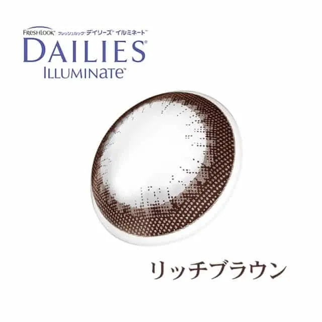 Freshlook 후레쉬룩 일루미네이트 1DAY 리치브라운(1박스 30개들이) (FRESHLOOK) 제품 1번째 사진