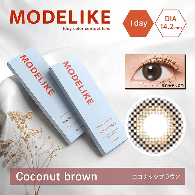 Modelike 원데이 코코넛브라운(1박스 10개들이) (modelike) 제품 1번째 사진