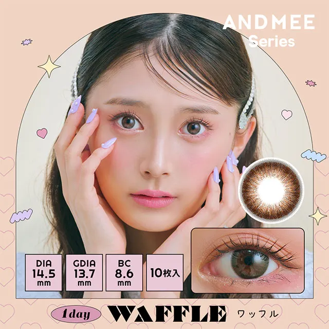 ANGELCOLOR 앤드미원데이 1day 와플(1박스 10개들이) (ANGELCOLOR) 제품 1번째 사진