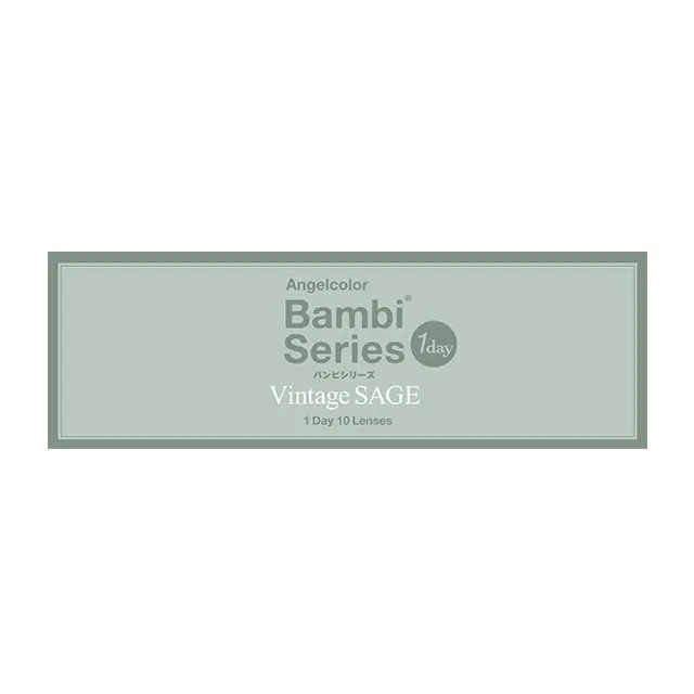 AngelColor BambiSeries1day 엔젤컬러 밤비시리즈 빈티지 원데이 빈티지세이지(1박스 10개들이) (ANGELCOLOR) 제품 4번째 사진