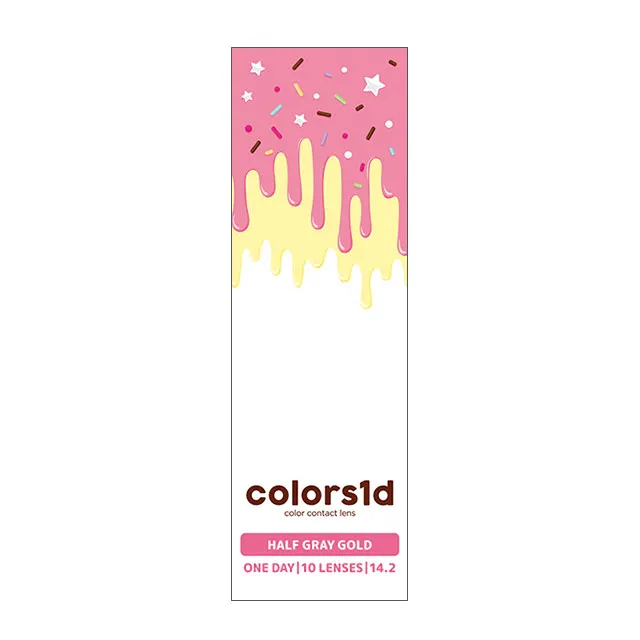 COLORS 컬러즈 원데이 1DAY 하프그레이골드(1박스 10개들이) (COLORS) 제품 4번째 사진