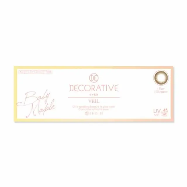 Decorative Eyes 데코라티브아이즈베일 1day 베이비메이플(1박스 10개들이) (Decorative Eyes) 제품 4번째 사진