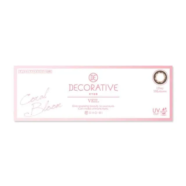 Decorative Eyes 데코라티브아이즈베일 1day 코랄블롬(1박스 10개들이) (Decorative Eyes) 제품 4번째 사진
