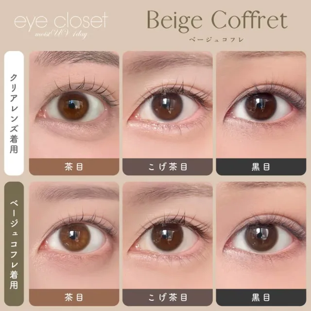 Eye Closet 아이클로젯 원데이 모이스트UV 14.0mm 베이지코프레(1박스 30개들이) (Eye closet) 제품 2번째 사진