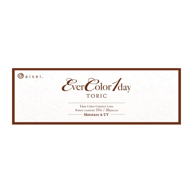 [난시용] EVERCOLOR 에버컬러 1day Natural Toric 펄베이지 CYL-0.75(1박스 20개들이) (EVERCOLOR) 제품 4번째 사진