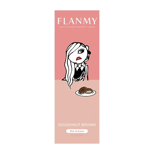 FLANMY 프랑미 1DAY 도너츠브라운(1박스 10개들이) (FLANMY) 제품 4번째 사진