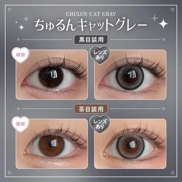 Honey Kiss 원데이 14.5mm 츄룽캣그레이(1박스 10개들이) (HONEY KISS) 제품 2번째 사진