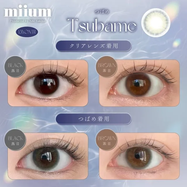 miium 미움 1month 츠바메(1박스 2개들이) (MIIUM) 제품 2번째 사진