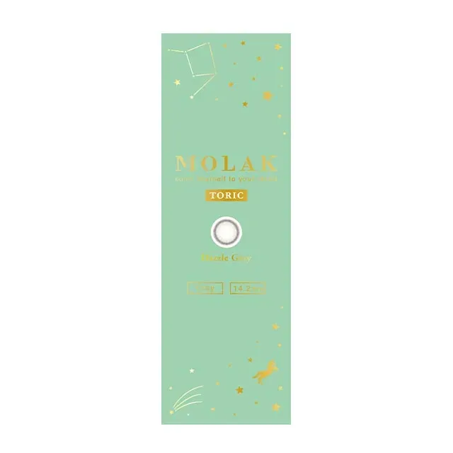 [난시용]MOLAK 모라쿠 토릭 원데이 다즐그레이 CYL-1.25(1박스 10개들이) (MOLAK) 제품 4번째 사진