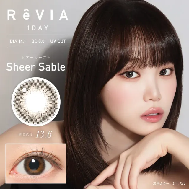 REVIA 레비아 원데이(컬러) 시어세이블(1박스 10개들이) (REVIA) 제품 1번째 사진
