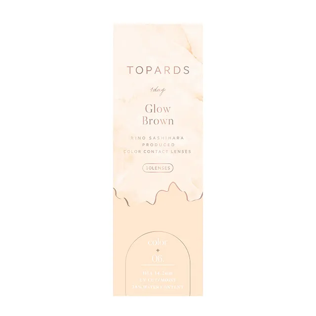 TOPARDS 토파즈 1day 글로우브라운(1박스 10개들이) (TOPARDS) 제품 4번째 사진