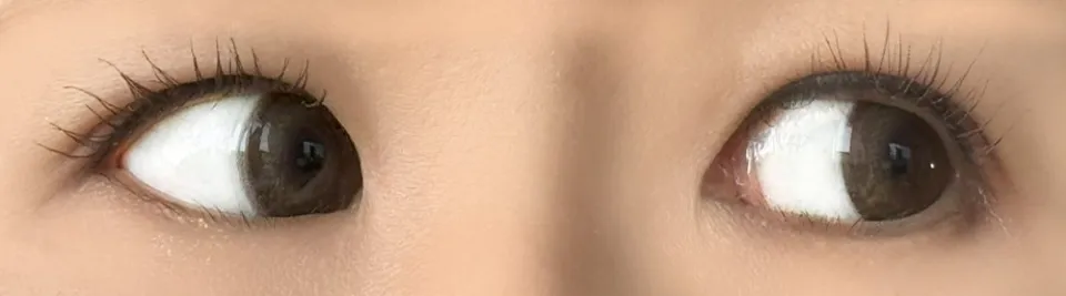 BABY MOTECON 베이비링브라운 착용 이미지