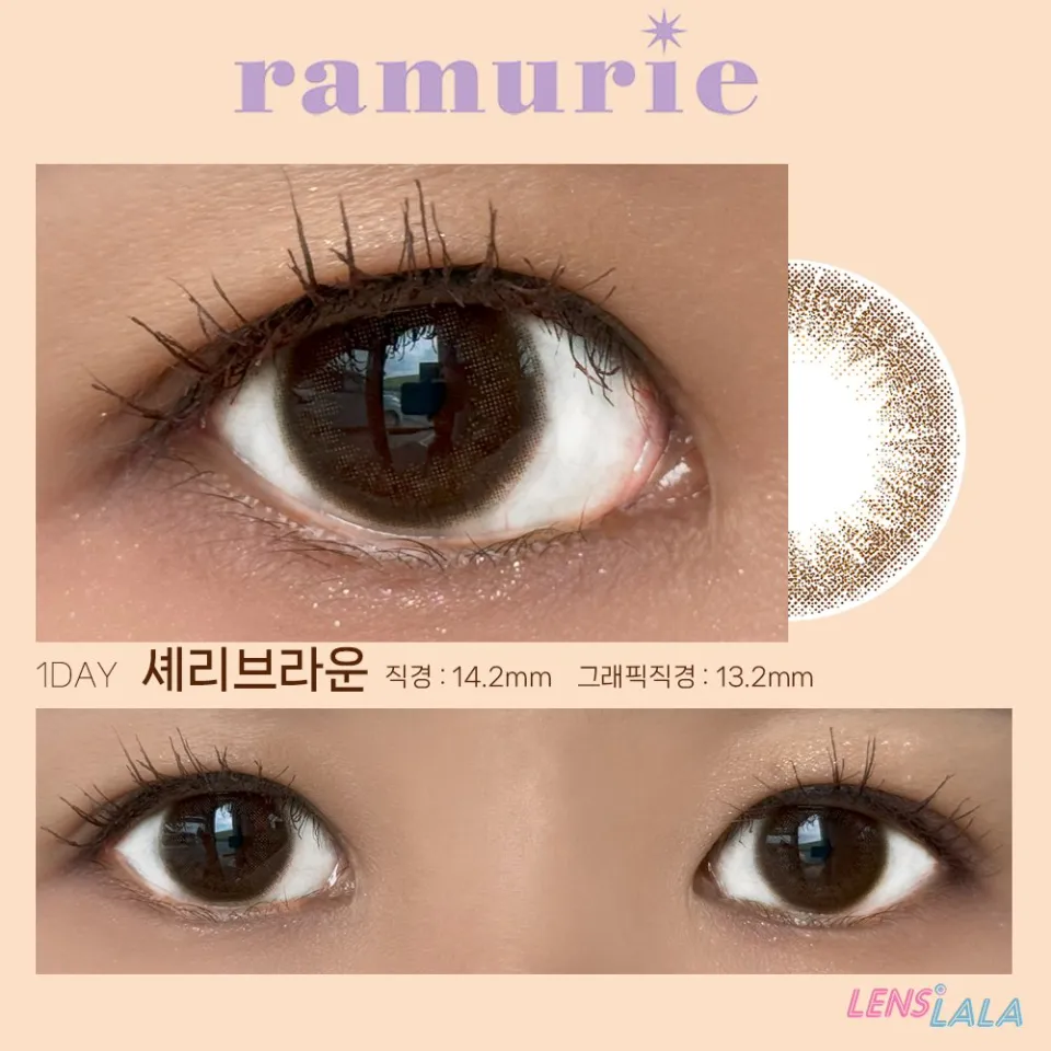 Ramurie 원데이 셰리브라운 컬러 렌즈