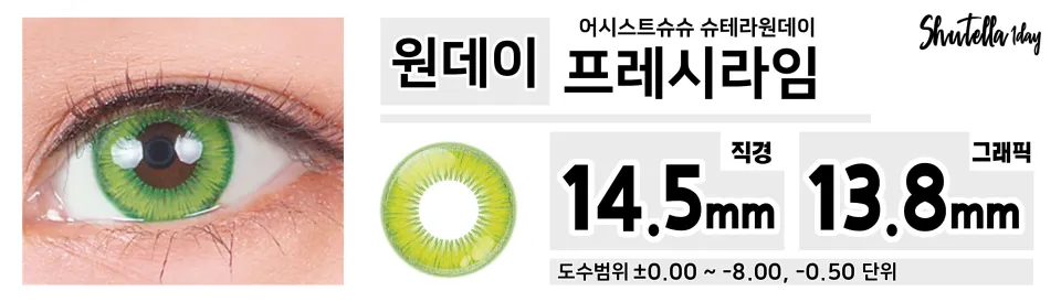 Assist ChouChou 어시스트슈슈 슈테라원데이 1day 프레시라임