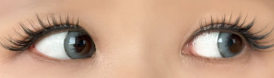 팝필라시럽원데이 쿠로고마시럽 착용 이미지