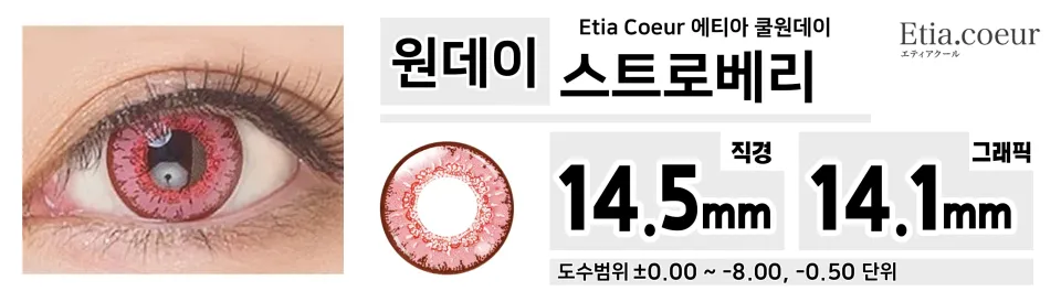 Etia Coeur 에티아 쿨원데이 1Day 스트로베리