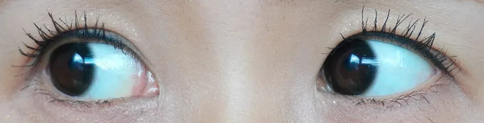 MEVILAGE 메빌라주 1day 얼루어블랙 렌즈착용 이미지