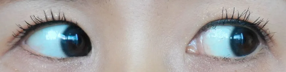 MEVILAGE 메빌라주 1day 블랙스완 렌즈착용 이미지