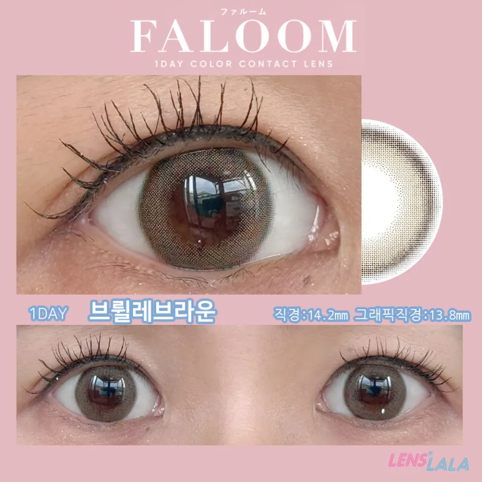 FALOOM 파룸 1DAY 브륄레브라운 컬러 렌즈