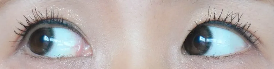 MEVILAGE 메빌라주 1day  캐시미어베이지  렌즈착용 이미지