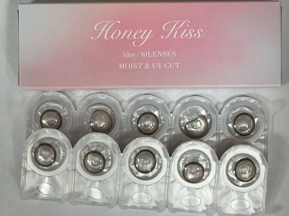 Honey Kiss 원데이 14.5mm 츄룽베이지 박스 이미지