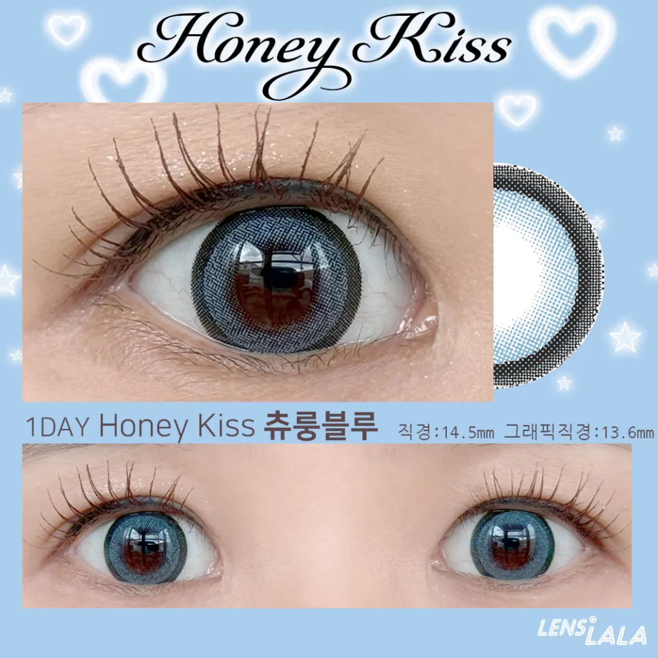Honey Kiss 원데이 14.5mm 츄룽블루 컬러 렌즈