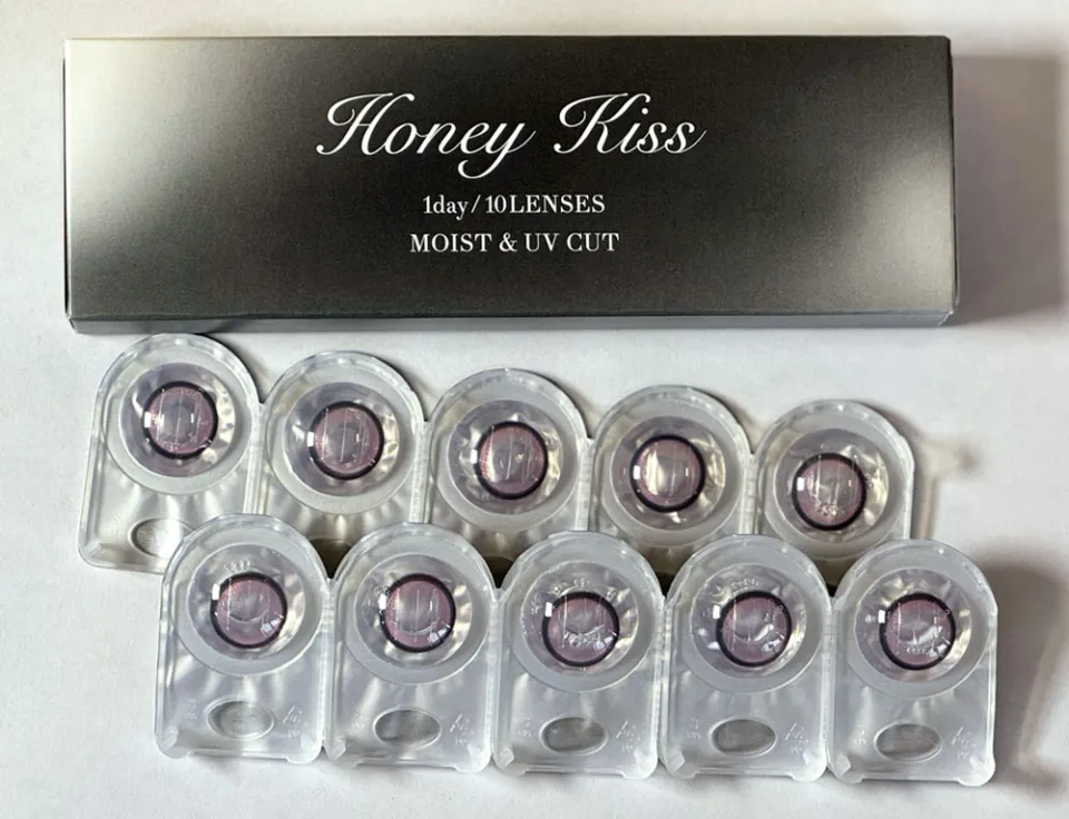 Honey Kiss 원데이 14.5mm 츄룽미스트퍼플 박스 이미지