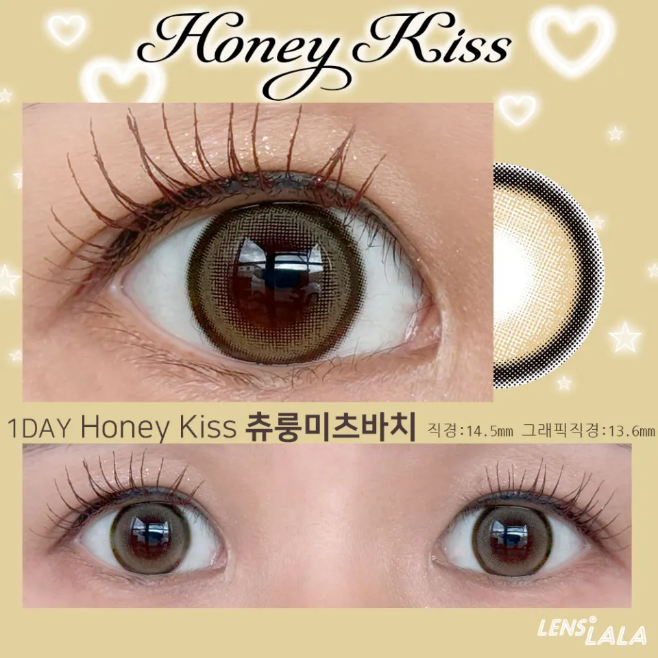 Honey Kiss 14.5mm 츄룽미츠바치 컬러 렌즈
