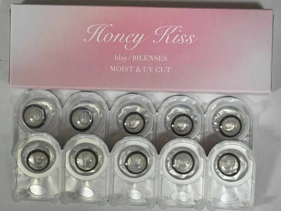 Honey Kiss 원데이 14.5mm 츄룽팝그레이 박스 이미지
