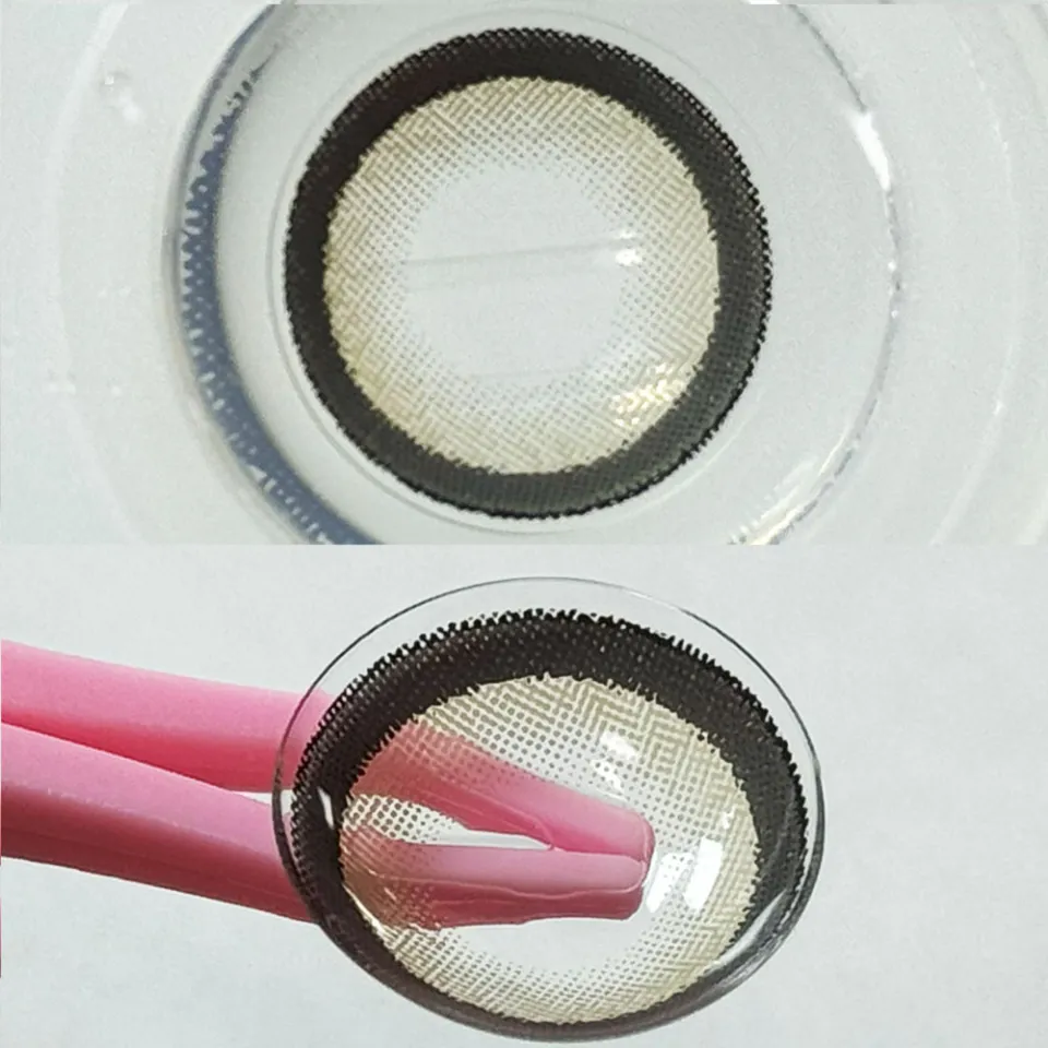 Honey Kiss 원데이 14.5mm 츄룽팝그레이 렌즈 이미지