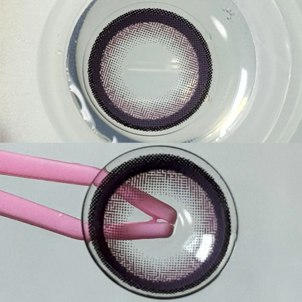 Honey Kiss 14.5mm 츄룽퍼플 렌즈 이미지