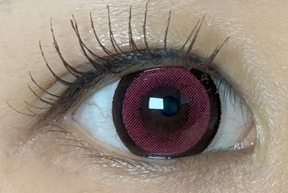 Honey Kiss 14.5mm 츄룽레드 착용 이미지