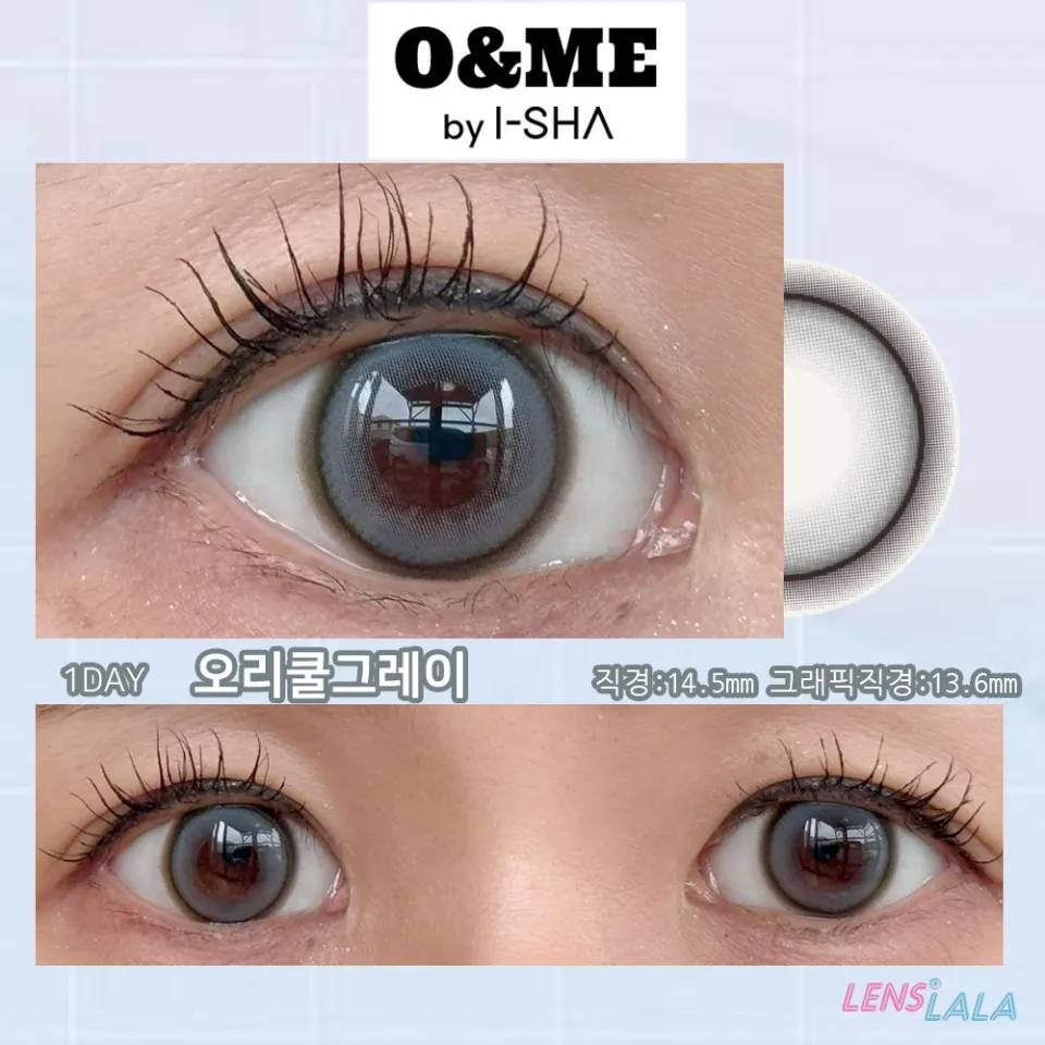 O&ME by I-SHA 오앤미 1day 오리쿨그레이 컬러 렌즈
