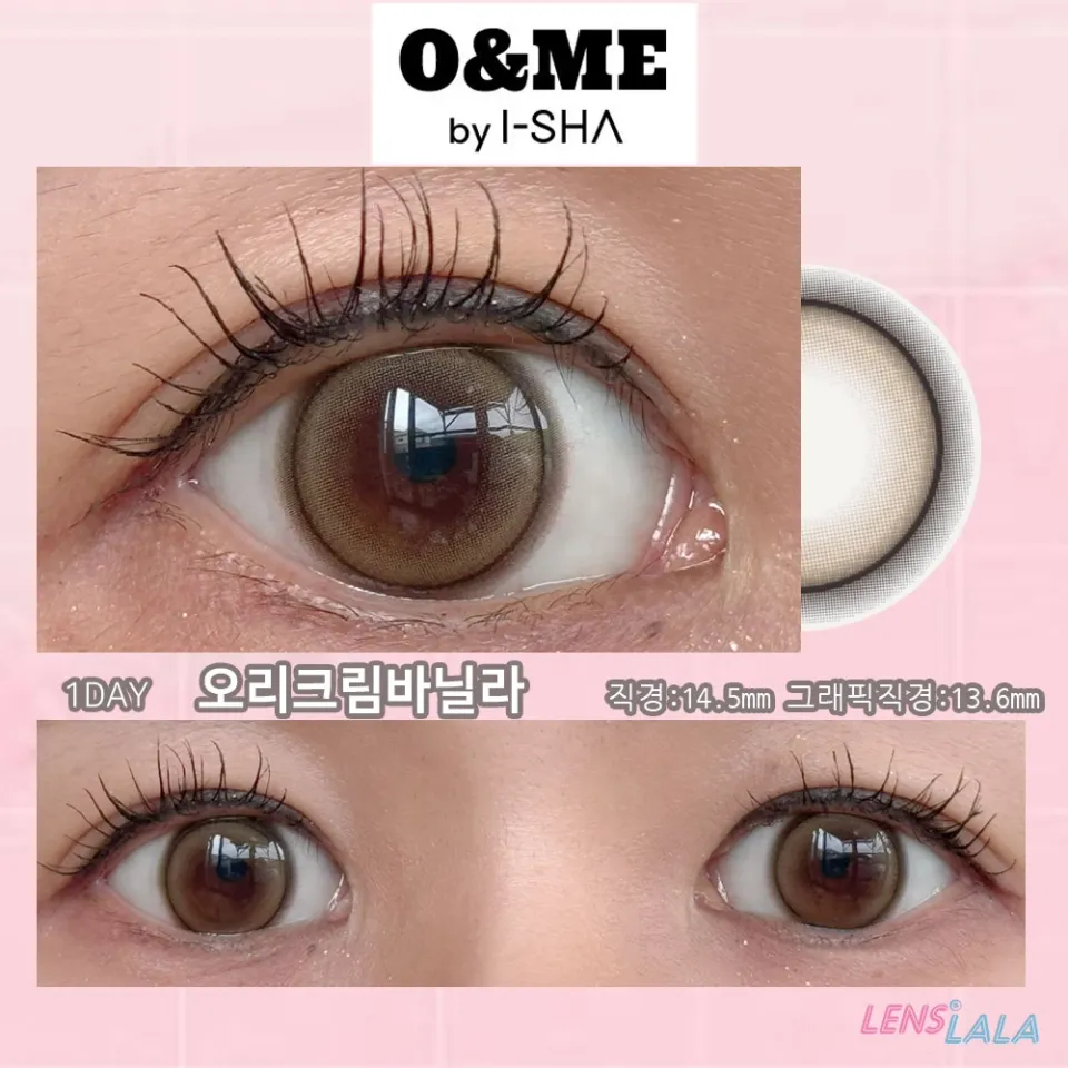 O&ME by I-SHA 오앤미 1day 오리크림바닐라 컬러 렌즈